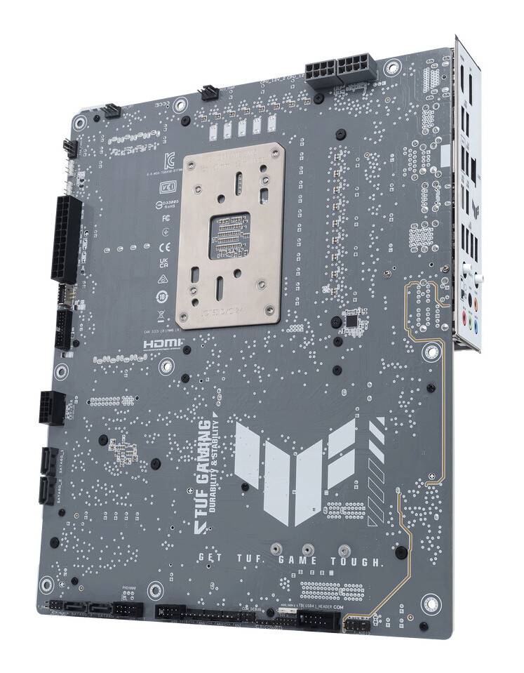 ASUS introduces new AMD B850 motherboard featuring concealed connectors, cable-free 600W GPU design, and enhanced Q-Release system.