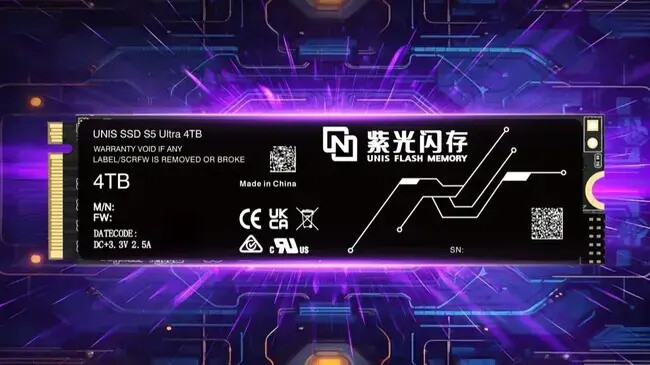 UNIS, a Chinese company, has created an M.2 Gen 5 SSD without DRAM that can achieve maximum sequential speeds of 14.9 GB/s.