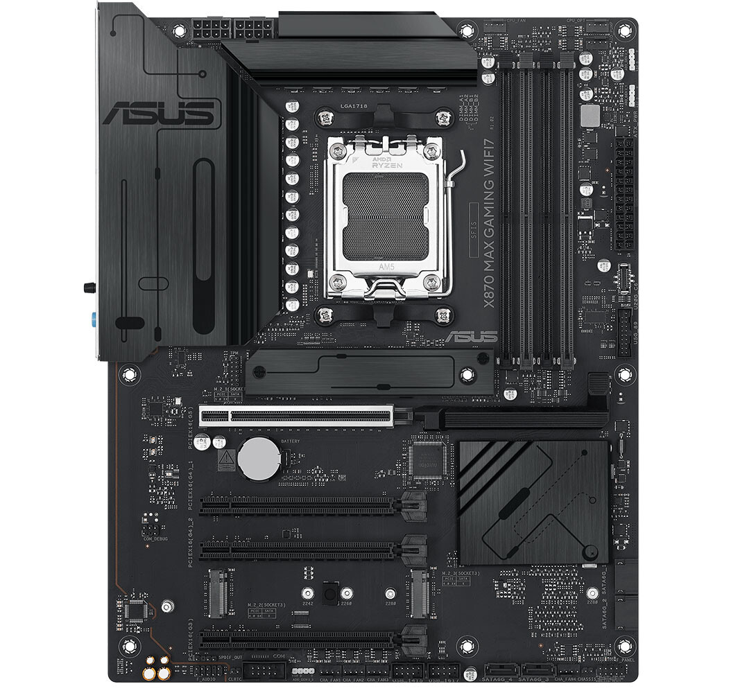 ASUS introduces the X870 MAX Gaming WiFi7 Motherboard.